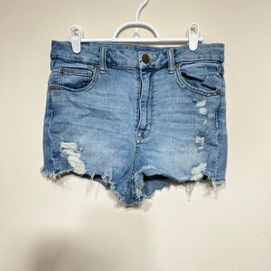 American Eagle Curvy High Rise Shortie Shorts 8 Women